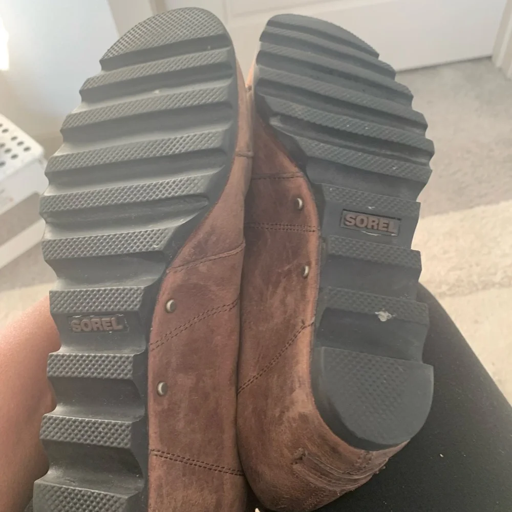 Sorel Woman’s Wedge Brown Lace-Up Ankle Boot